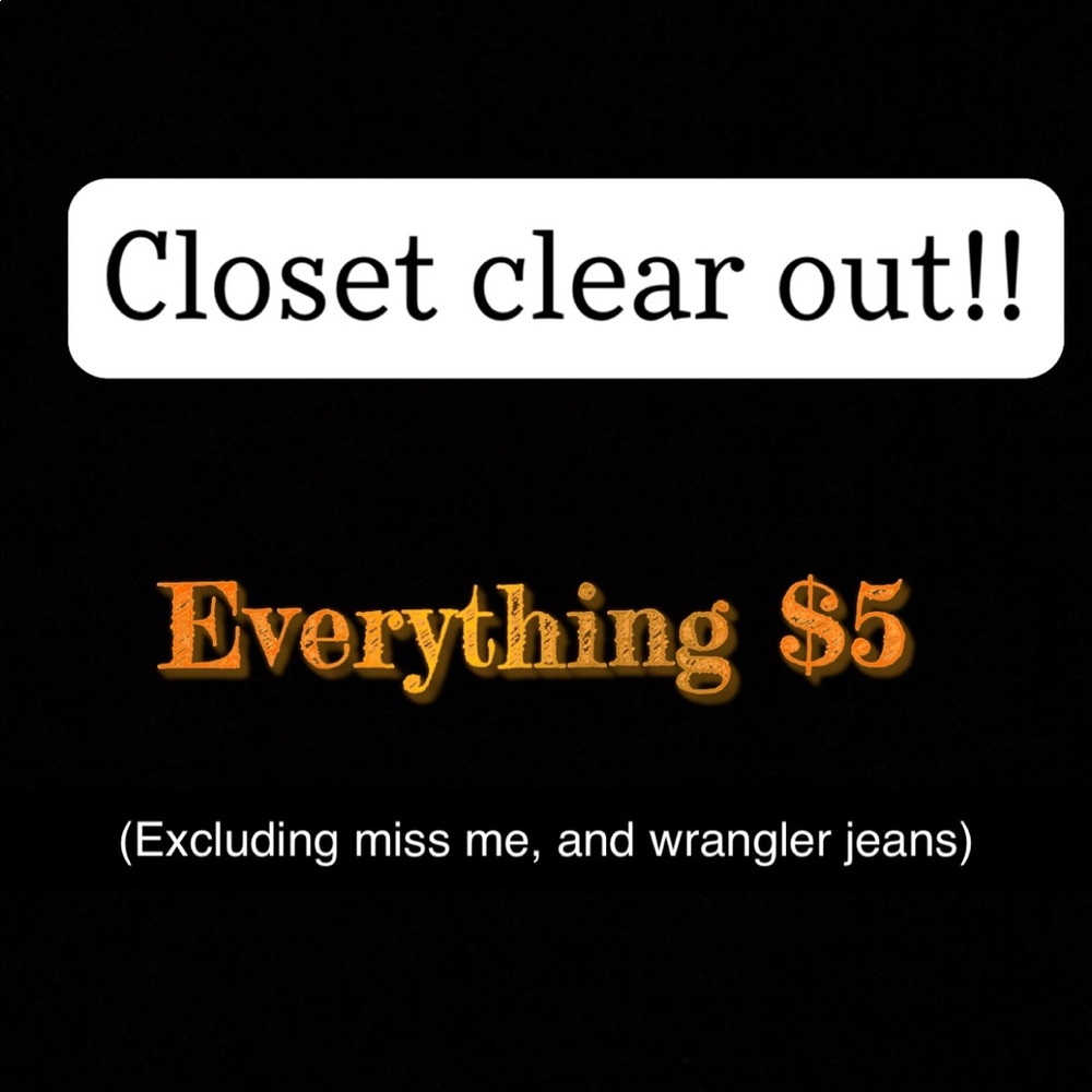 Closet Clear Out!!!